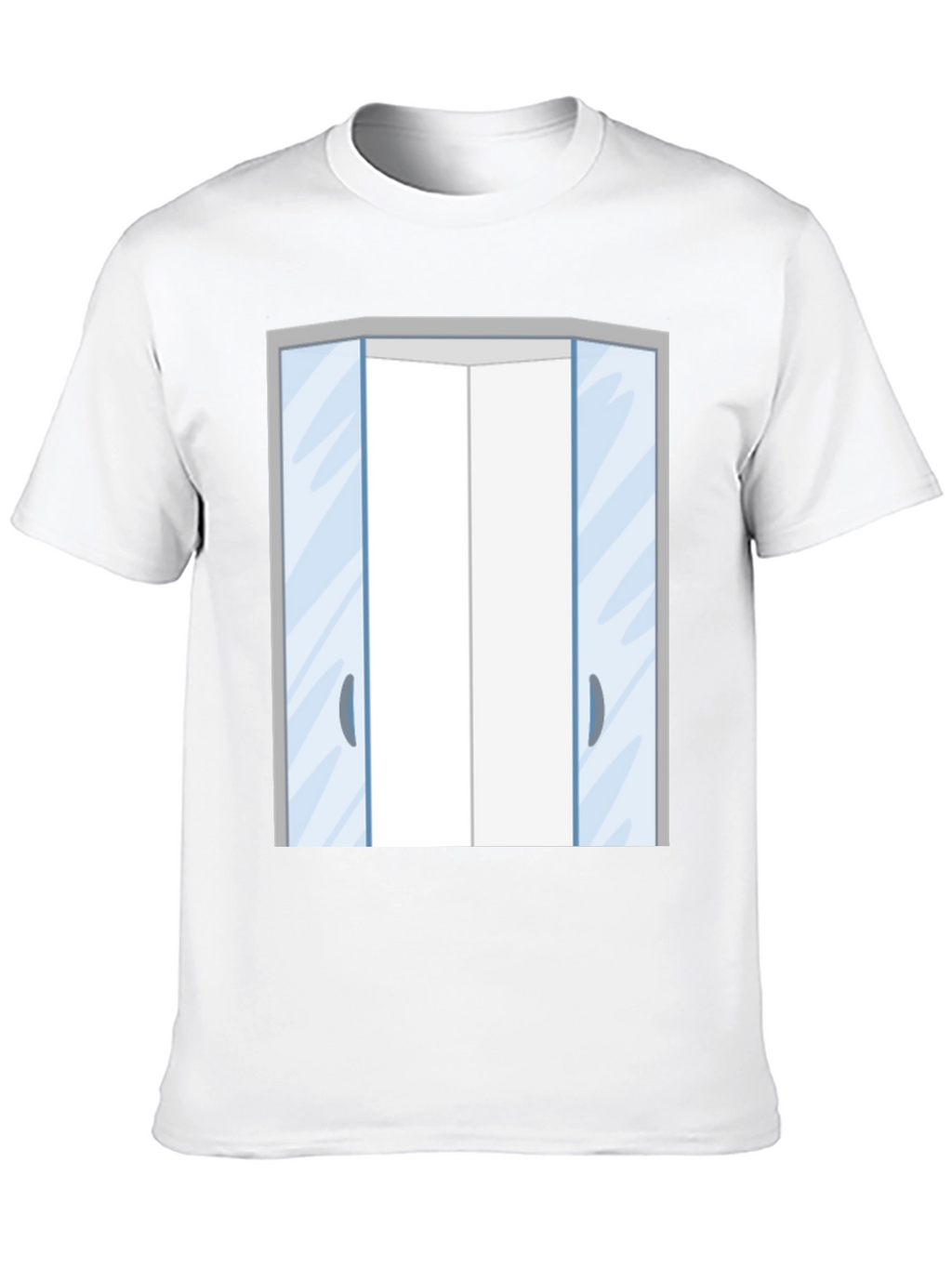 Elevator Doors Graphic T-Shirt - Black