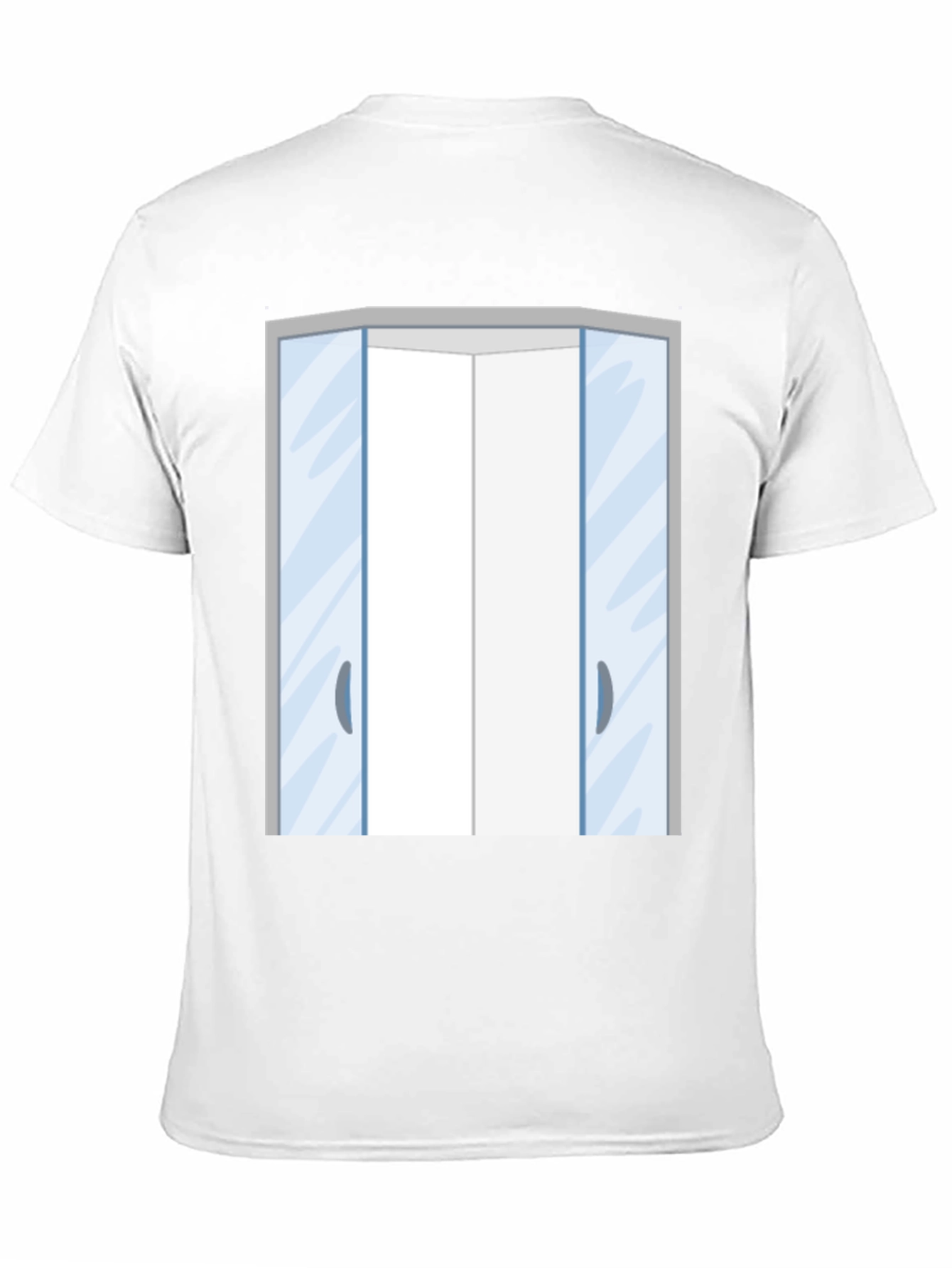 Elevator Doors Graphic T-Shirt - Black