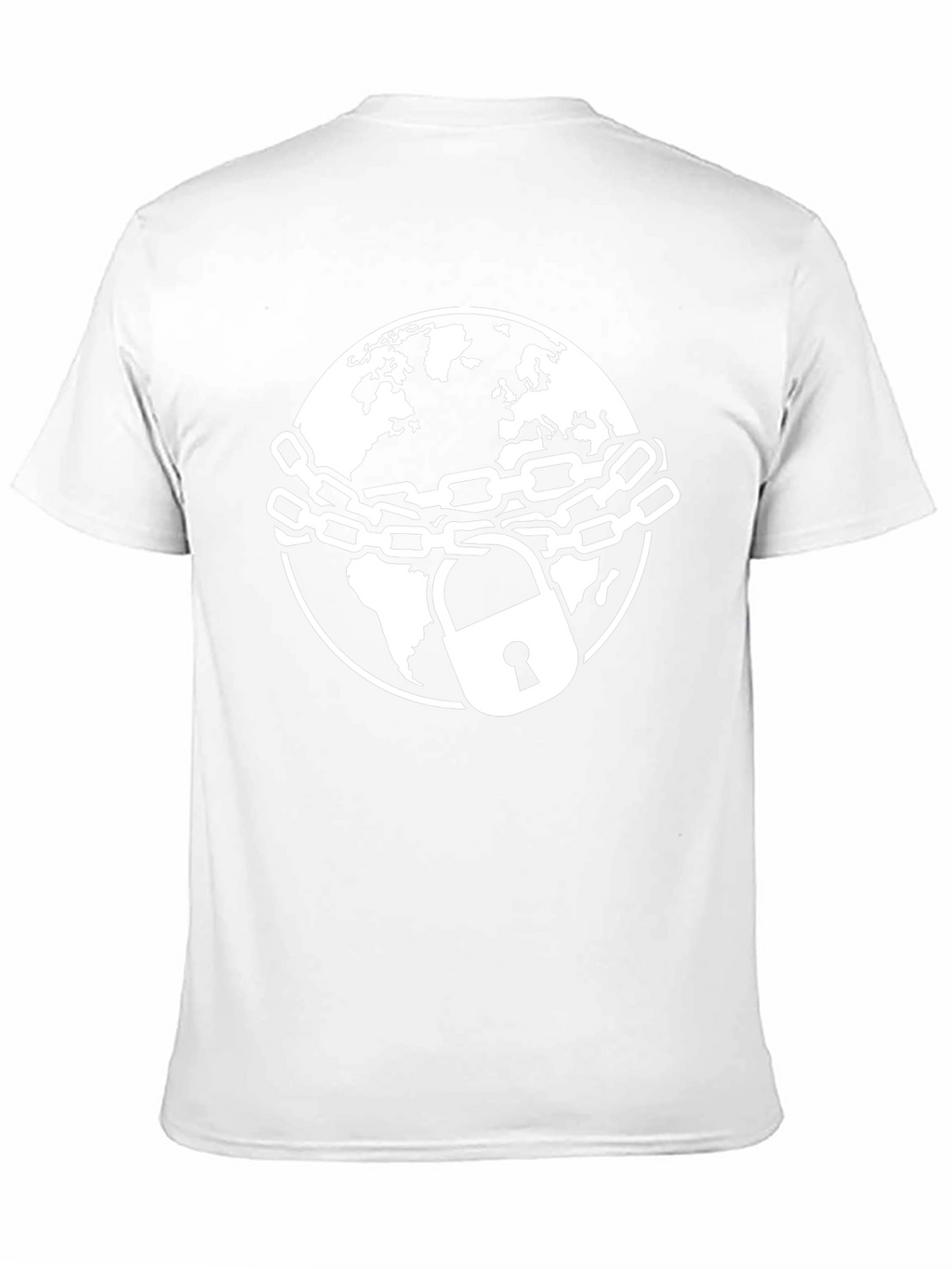 Chained Earth Graphic Tee - Black