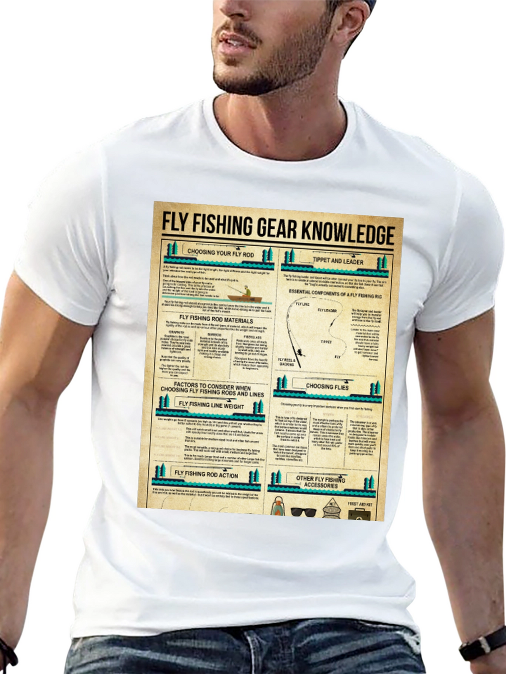 Fly Fishing Gear Knowledge T-Shirt