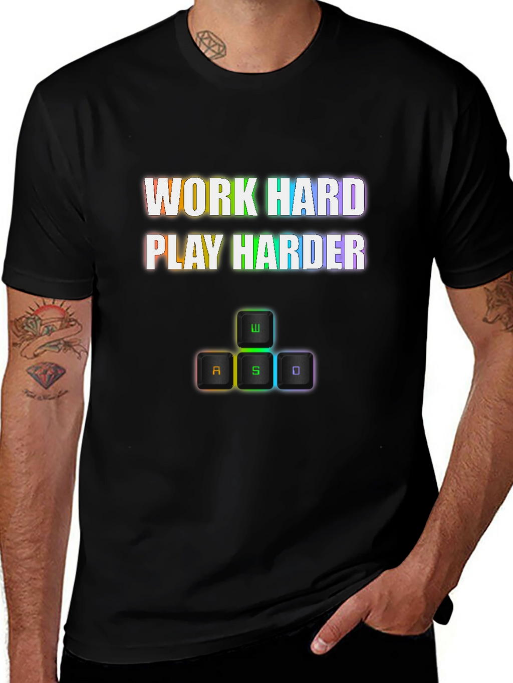 Work Hard Play Harder Graphic Tee