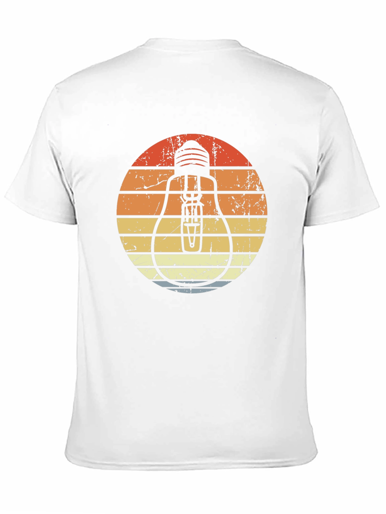 Retro Light Bulb Graphic Tee