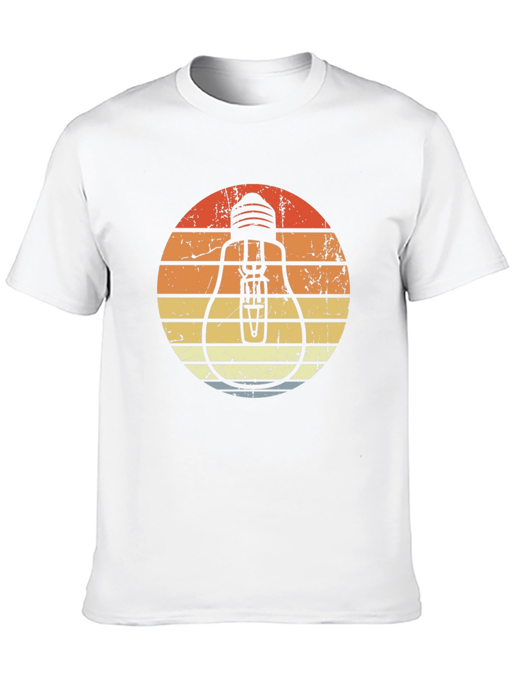Retro Light Bulb Graphic Tee