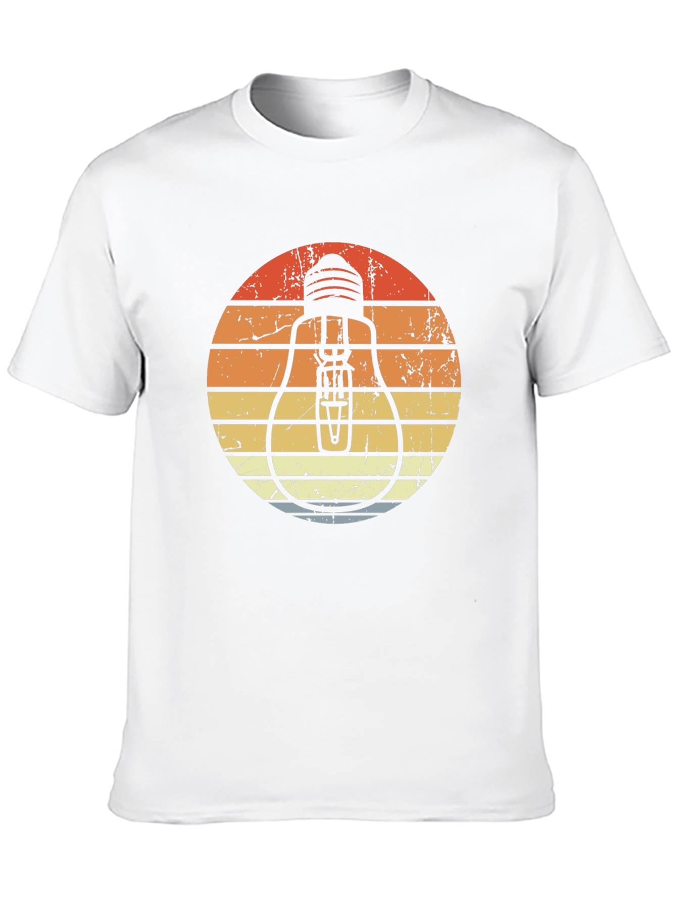 Retro Light Bulb Graphic Tee