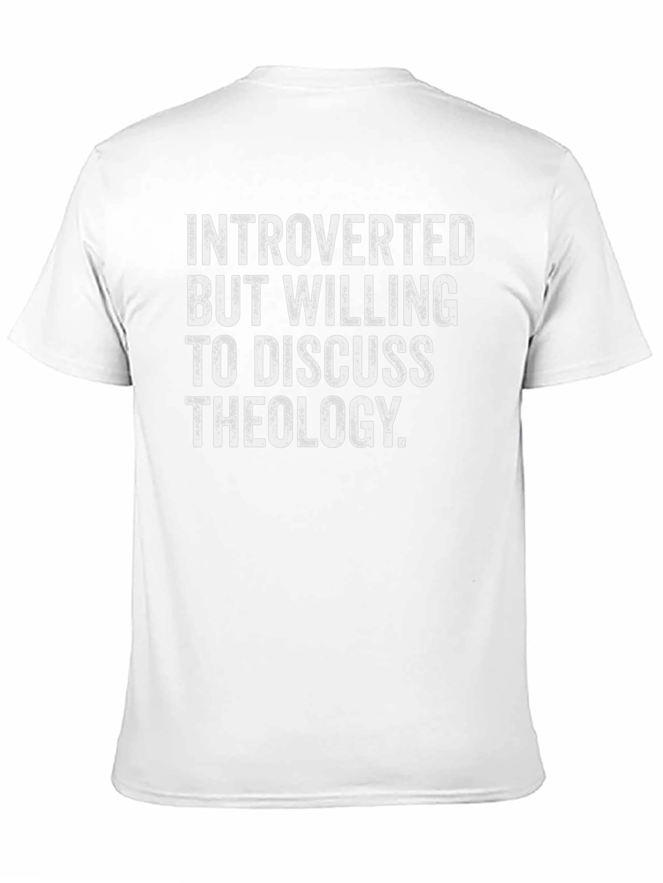 Introverted Theology T-Shirt - Discuss Beliefs!