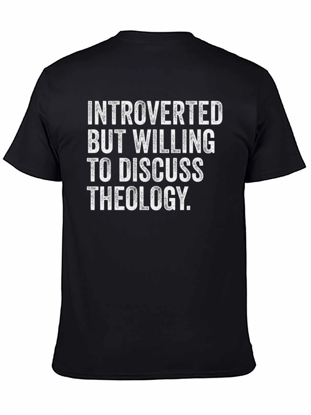 Introverted Theology T-Shirt - Discuss Beliefs!