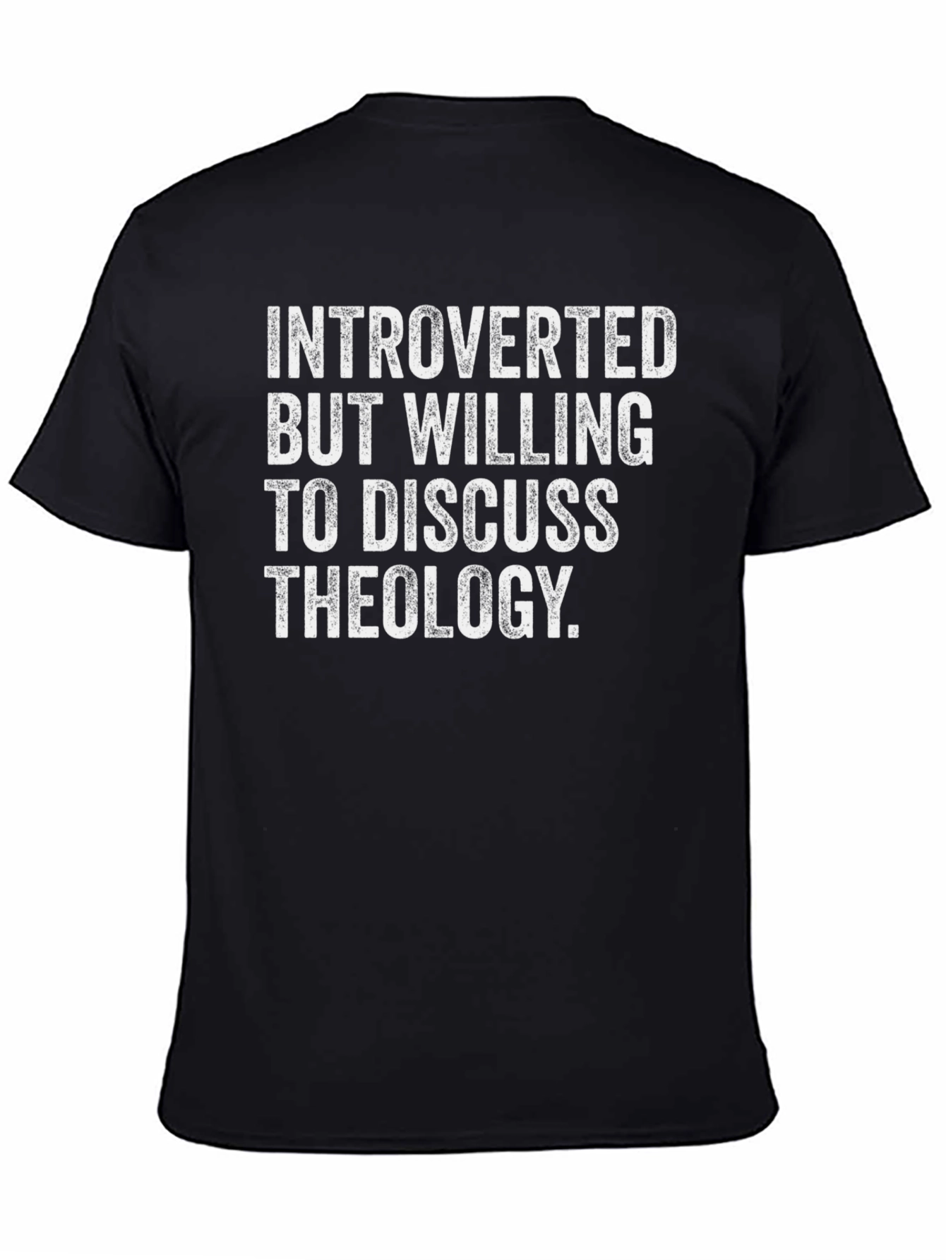 Introverted Theology T-Shirt - Discuss Beliefs!