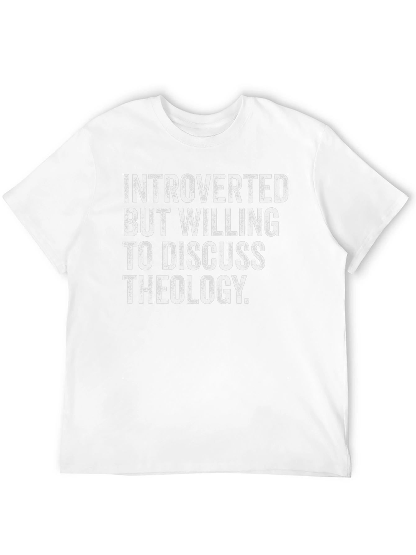 Introverted Theology T-Shirt - Discuss Beliefs!