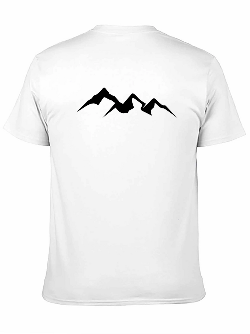 Mountain Silhouette Graphic Tee - Black