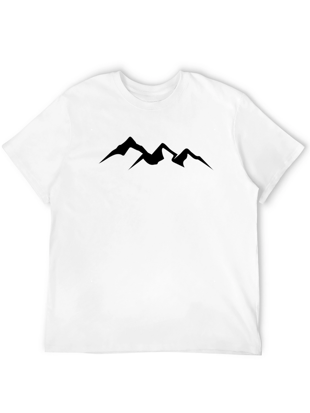 Mountain Silhouette Graphic Tee - Black