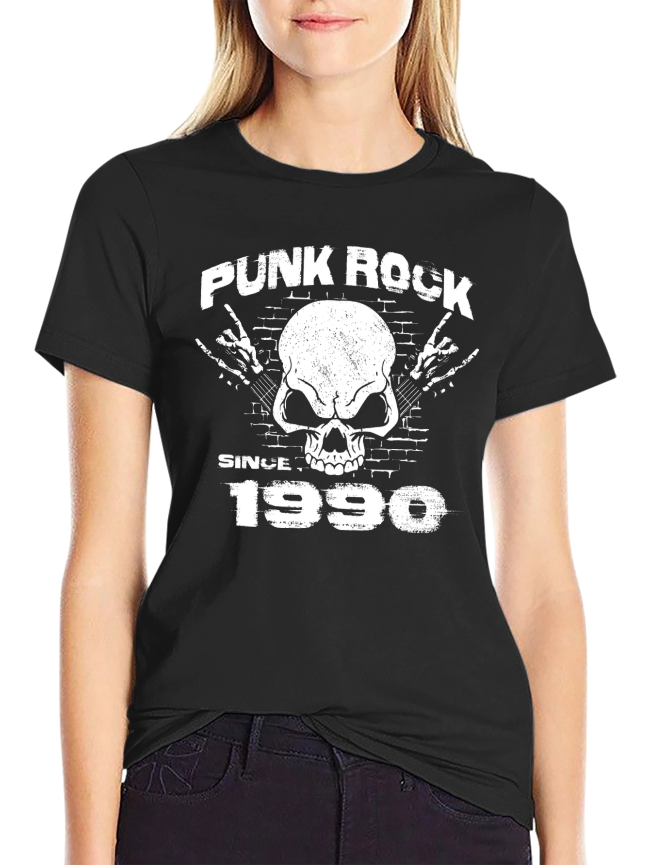 Punk Rock Since 1990 Black T-Shirt