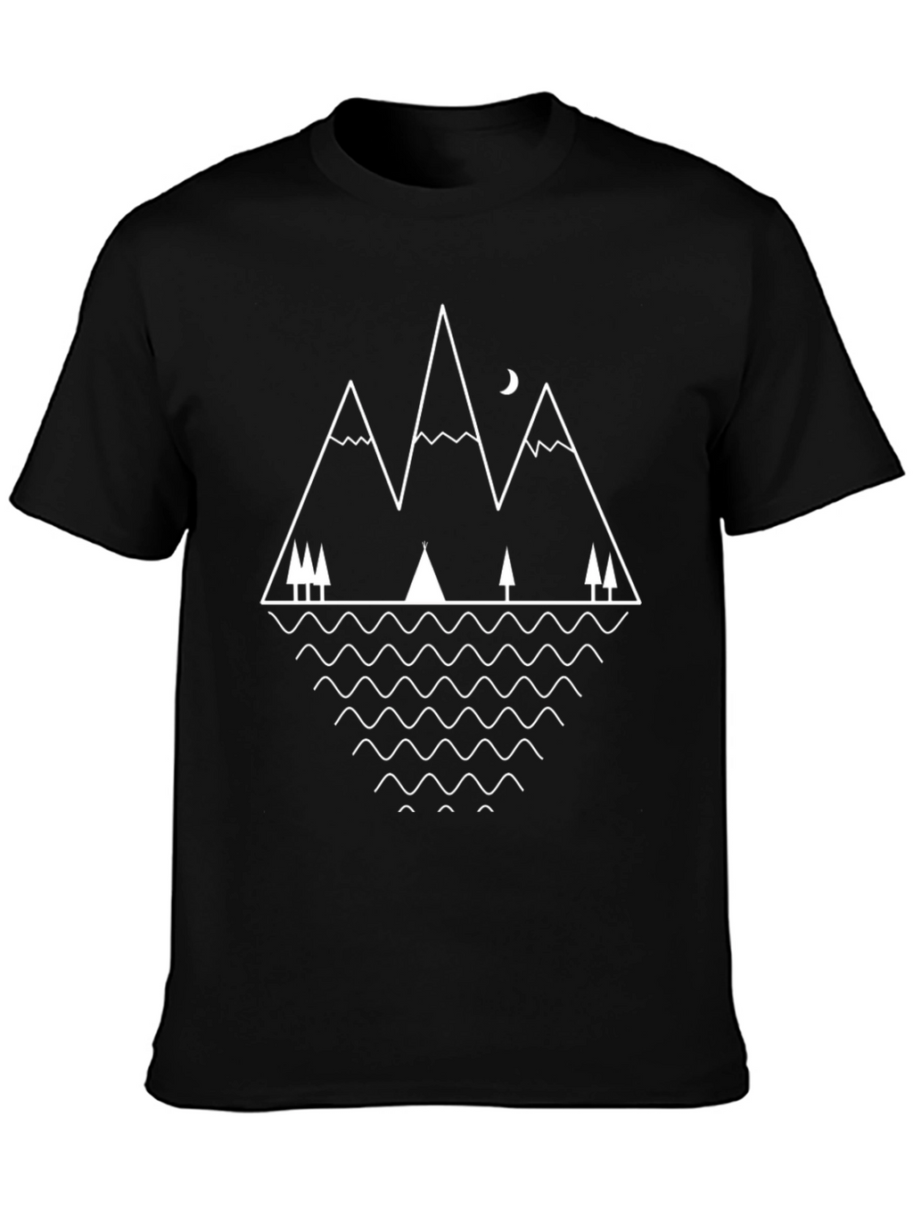 Geometric Mountain Graphic Tee - Adventure Ready