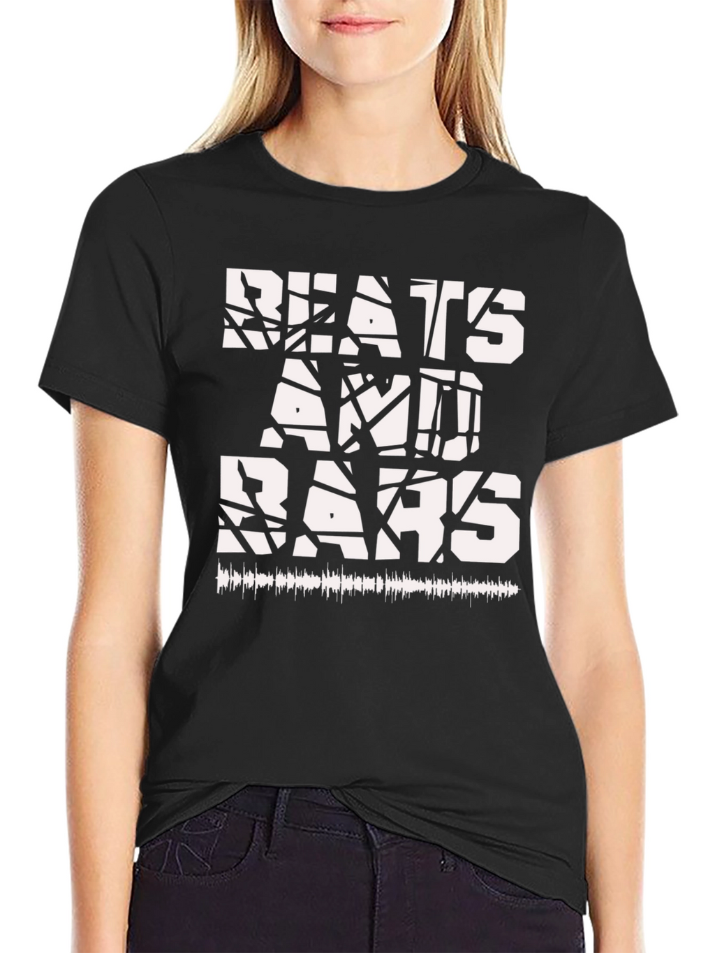 Beats and Bars Graphic Print T-Shirt