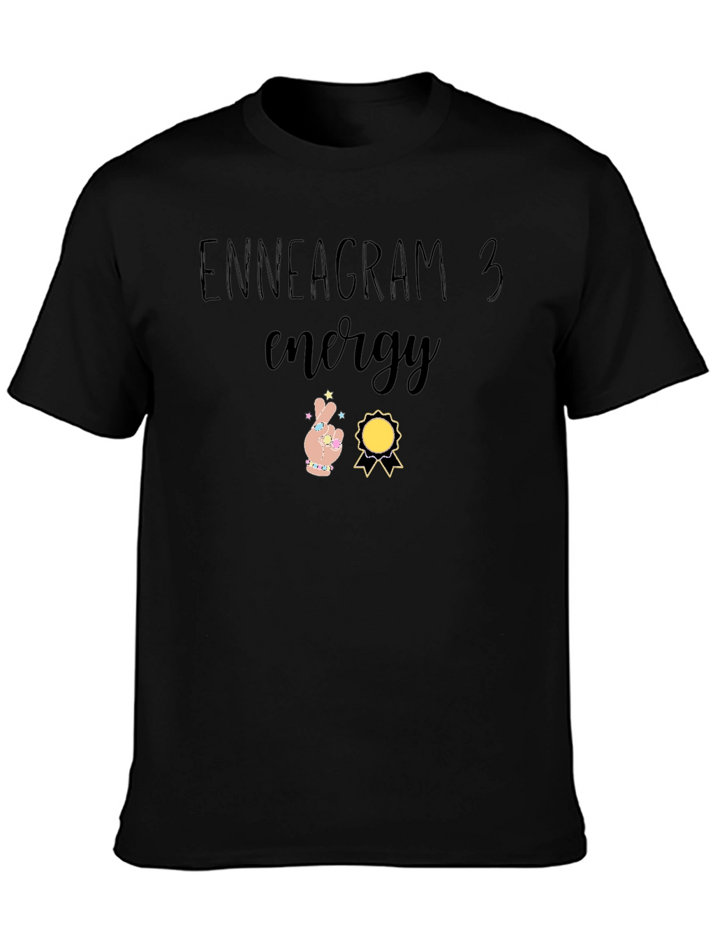 Enneagram 3 Energy T-Shirt - Black Motivational