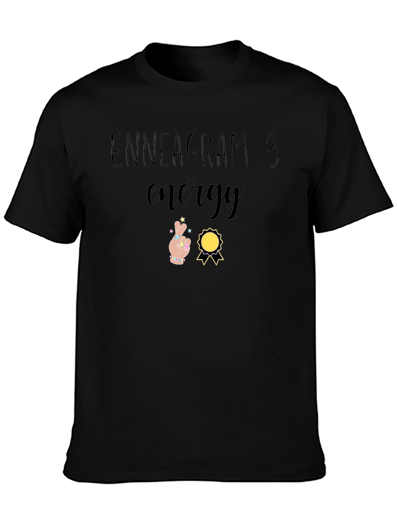 Enneagram 3 Energy T-Shirt - Black Motivational