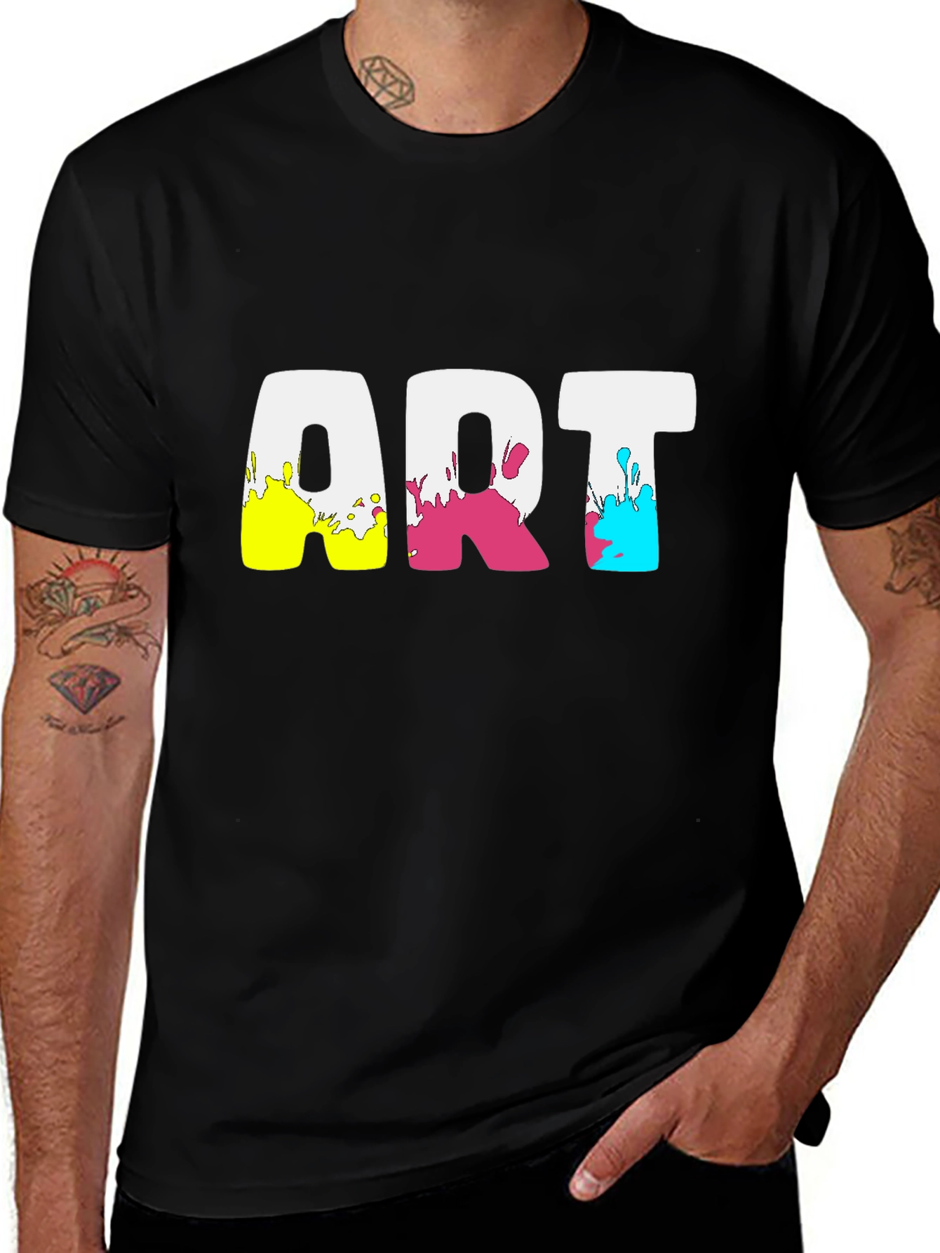 Art Splash T-Shirt - Colorful Graphic Tee