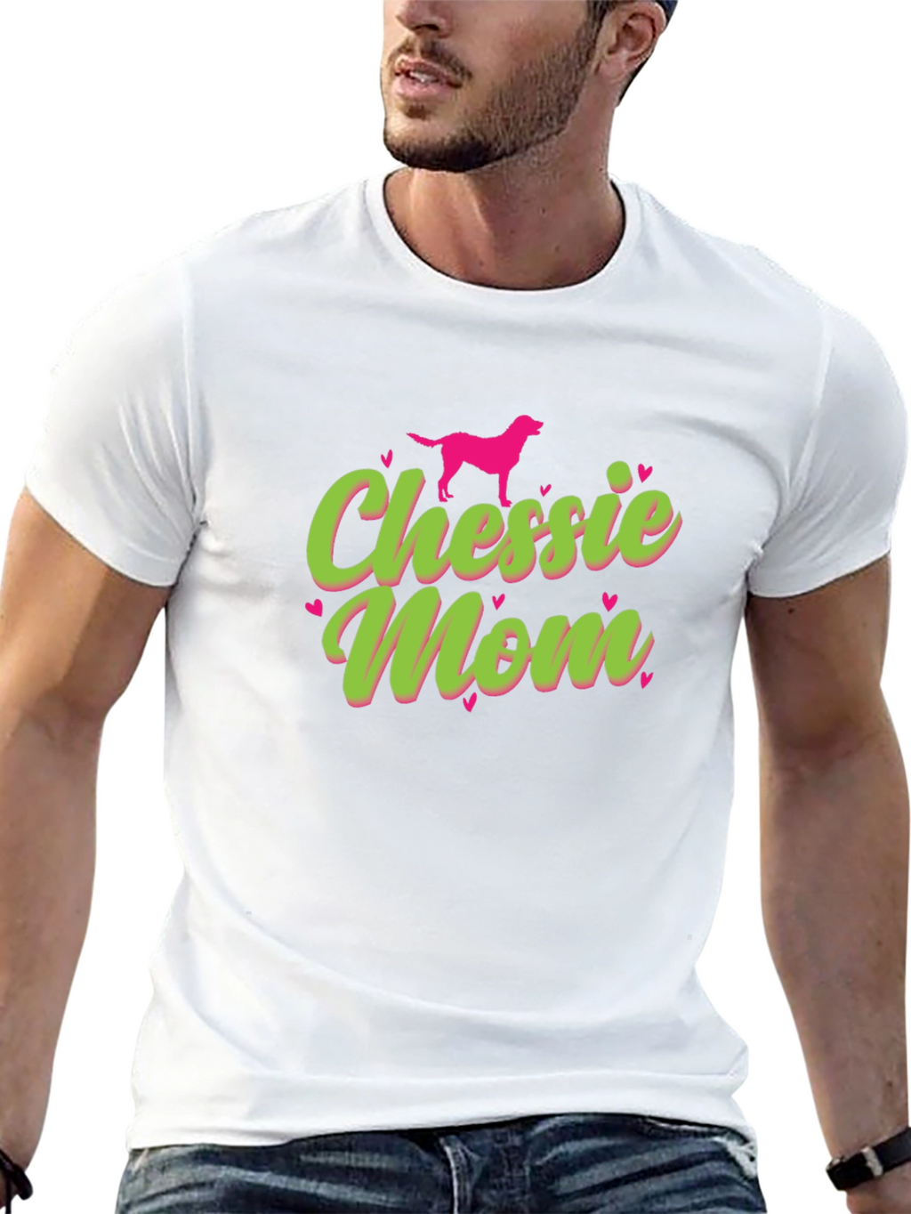 Chessie Mom T-Shirt - Dog Lover Gift