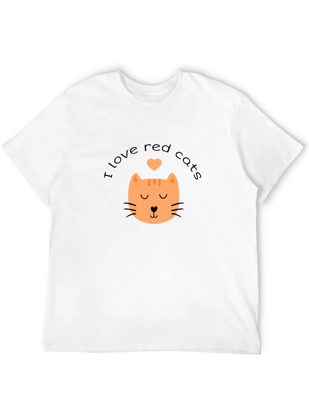 I Love Red Cats T-Shirt