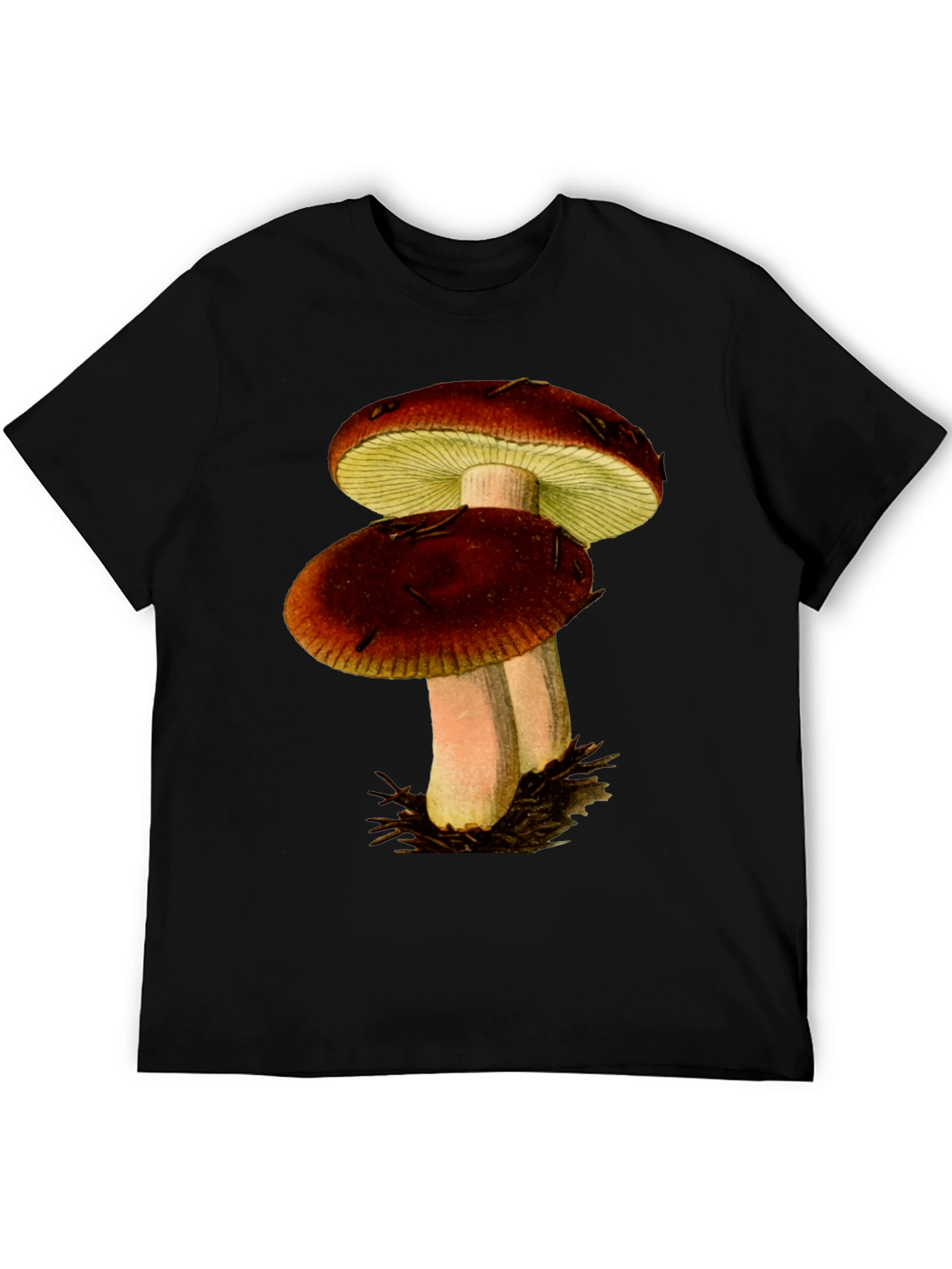 Mushroom Graphic T-Shirt - Nature Inspired Tee