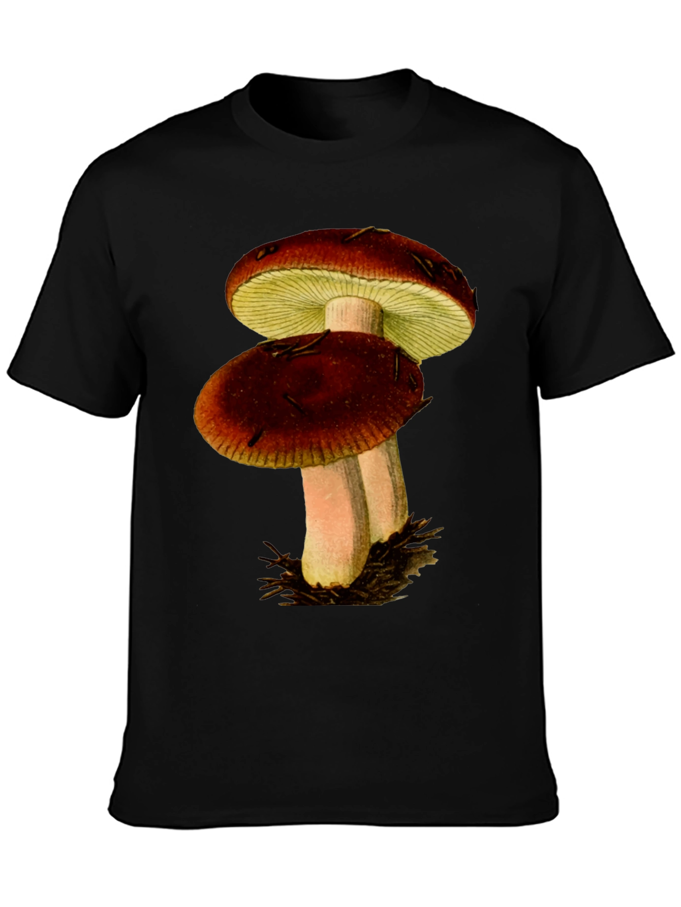 Mushroom Graphic T-Shirt - Nature Inspired Tee