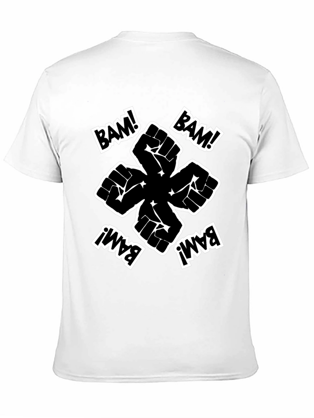 Bam! Fist Power Graphic Tee - Black