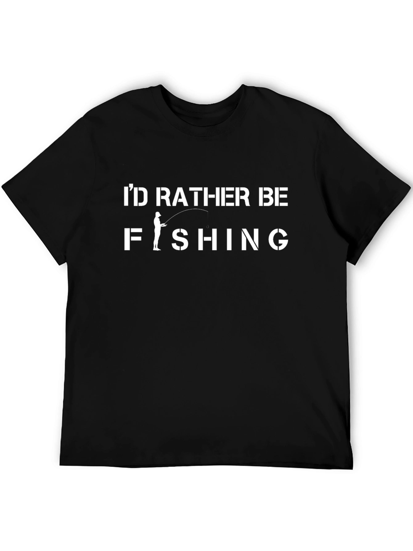 Id Rather Be Fishing Graphic T-Shirt