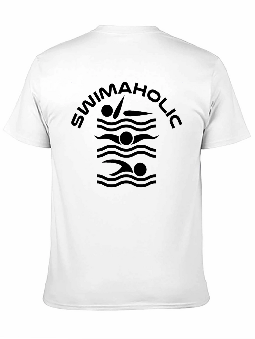 Swimaholic T-Shirt - Black