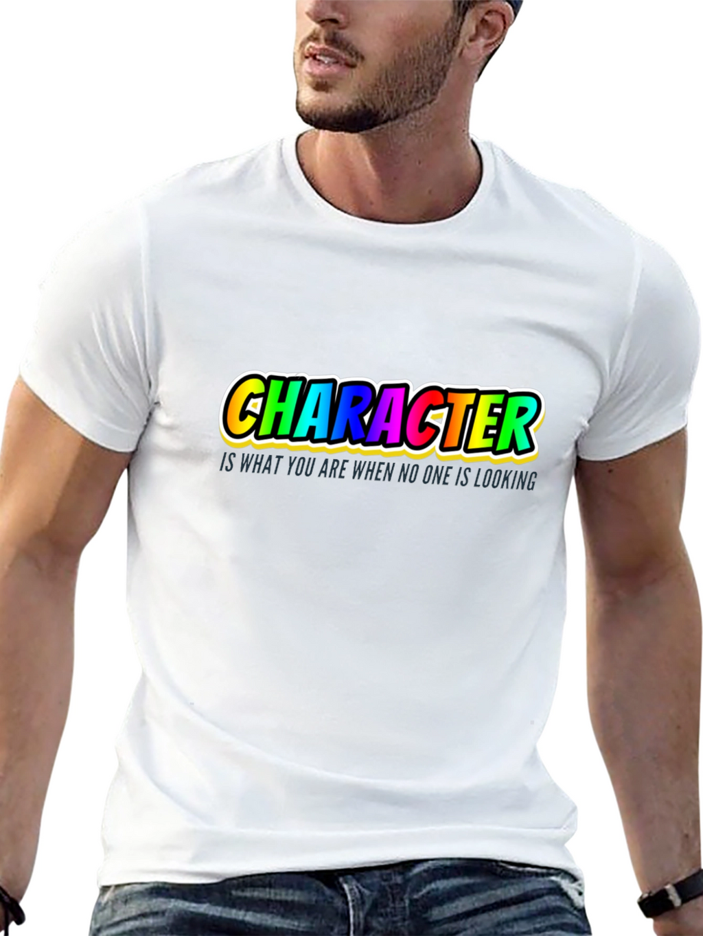 Character Quote T-Shirt - Inspiring Graphic Tee