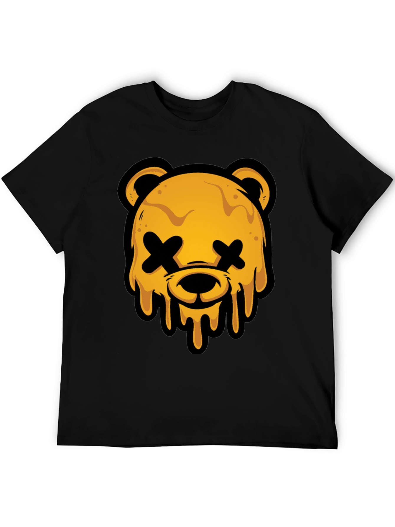 Edgy Graphic Tee - Dripping Bear Head