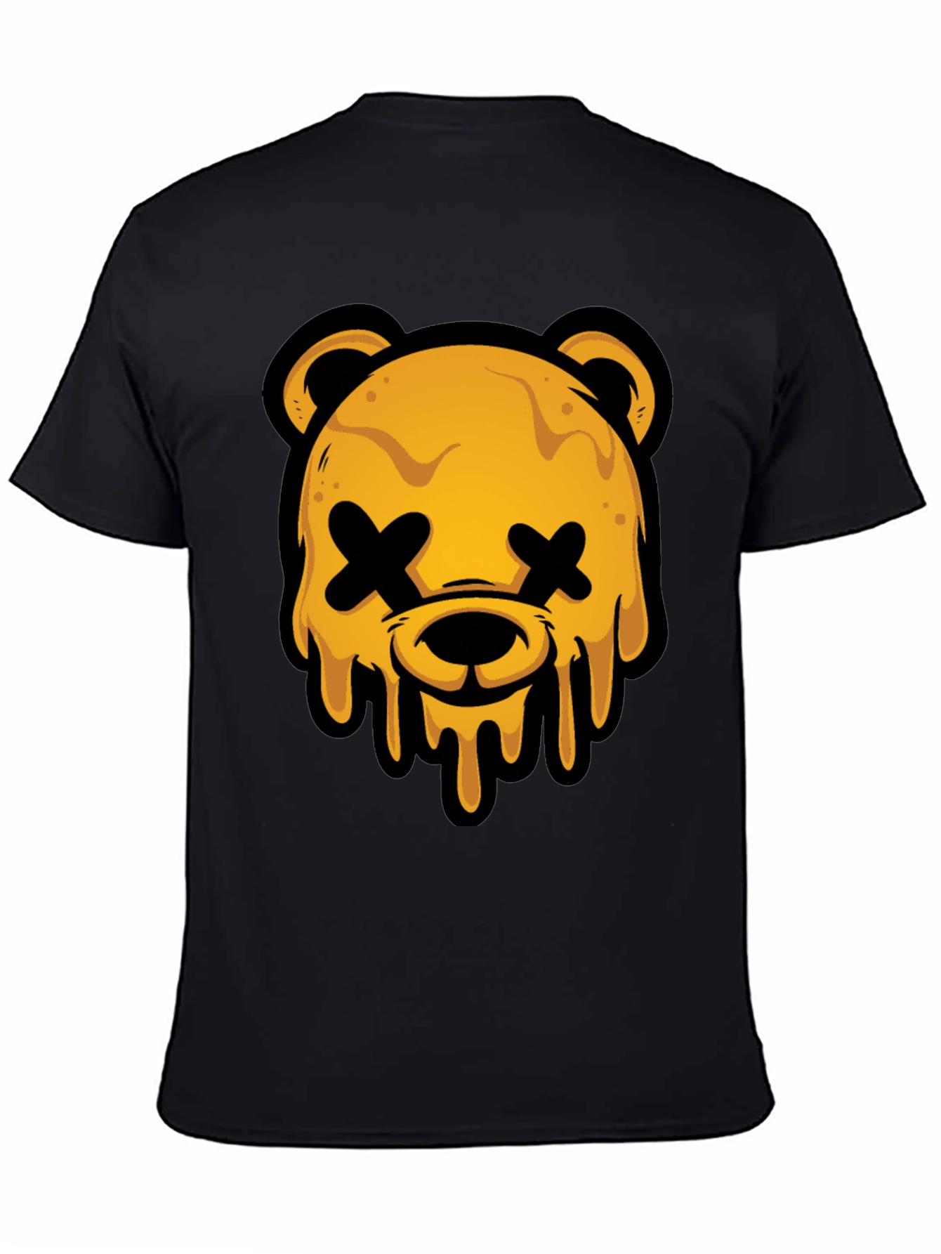 Edgy Graphic Tee - Dripping Bear Head