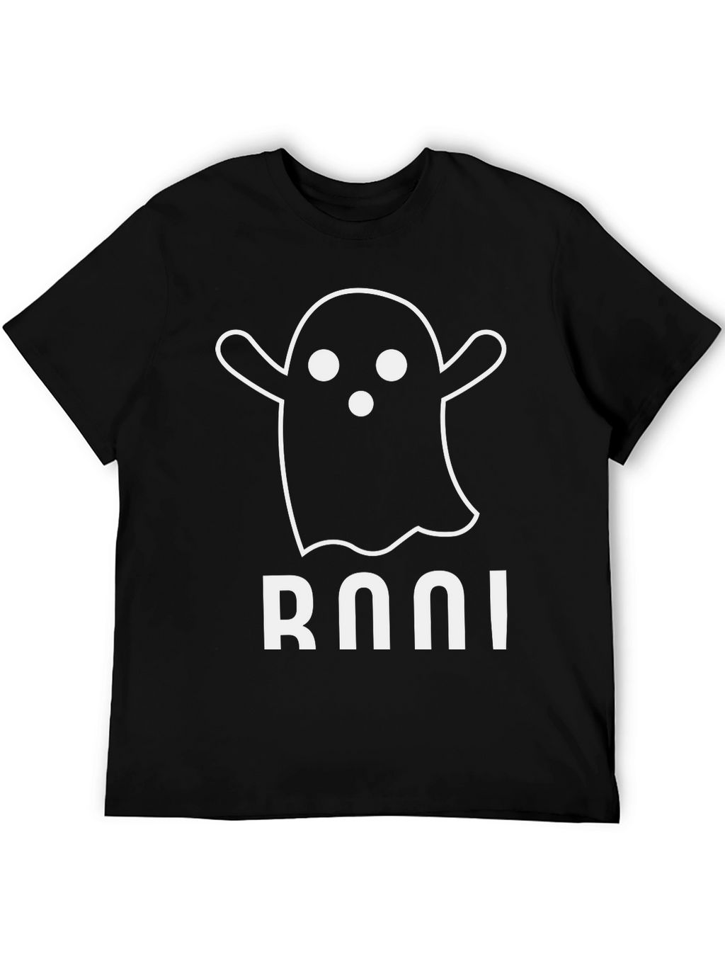 Boo! Ghost Graphic Black T-Shirt