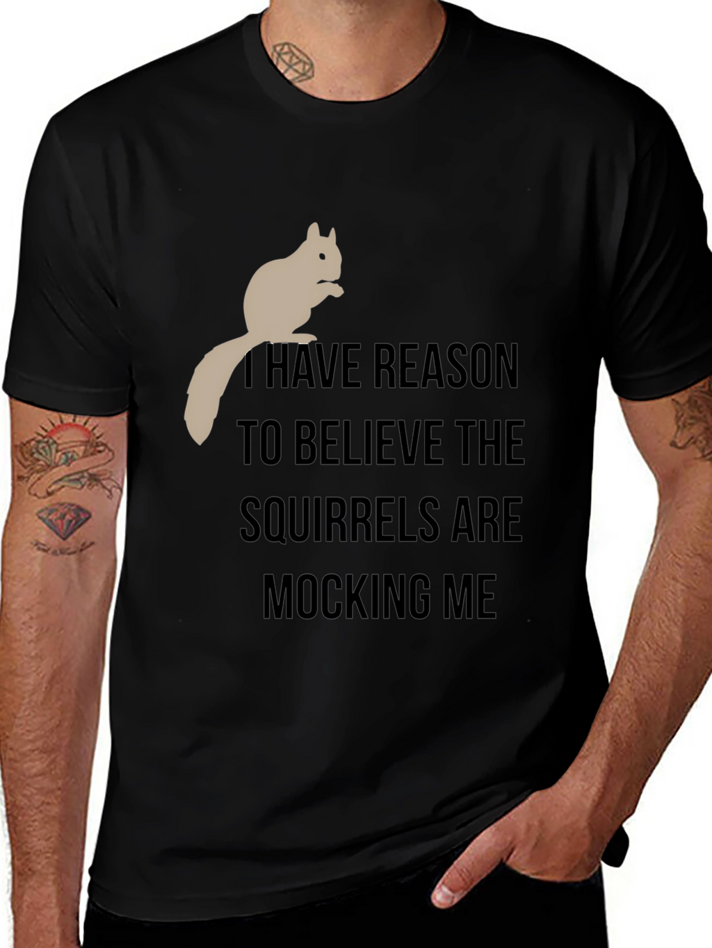 Squirrel Mocking T-Shirt - Funny Animal Tee
