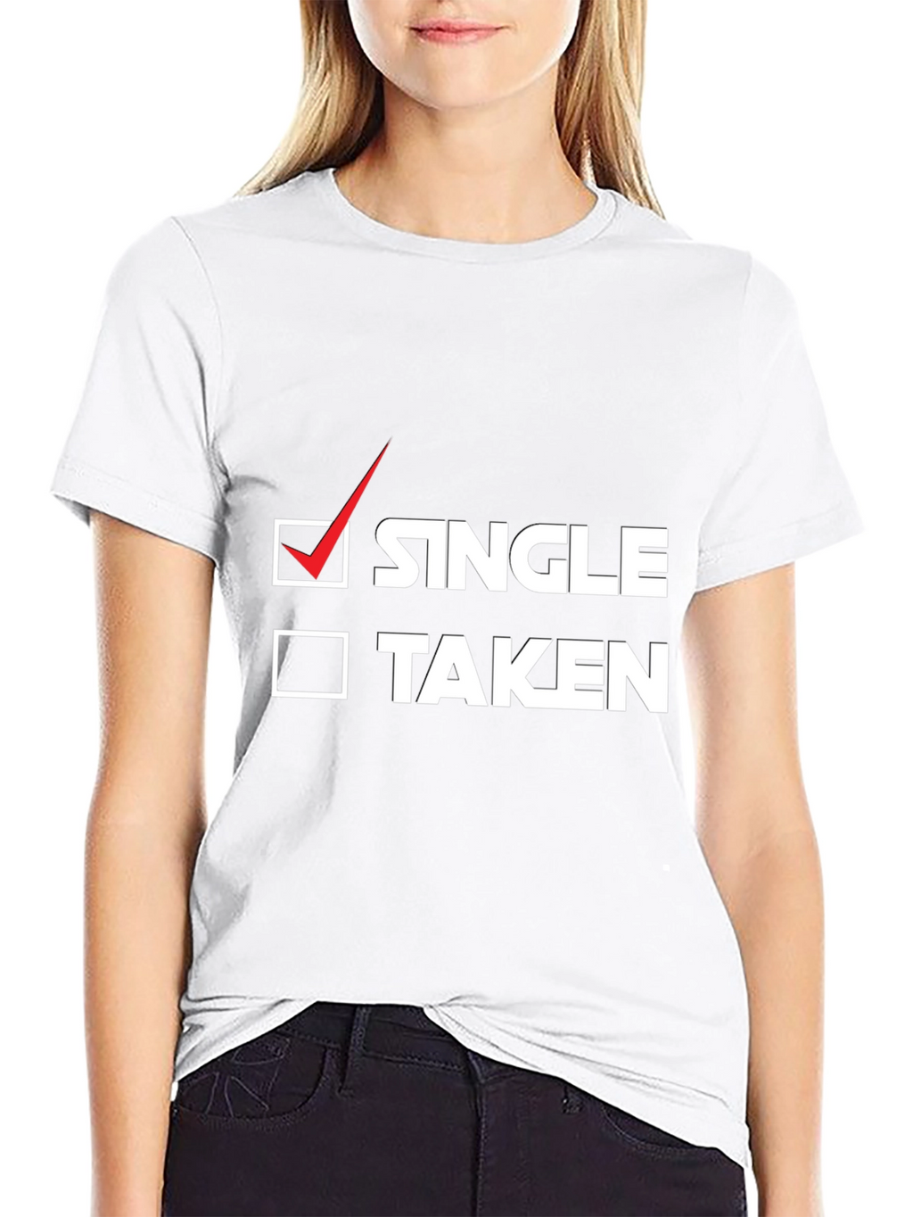Single or Taken? Funny Graphic Tee