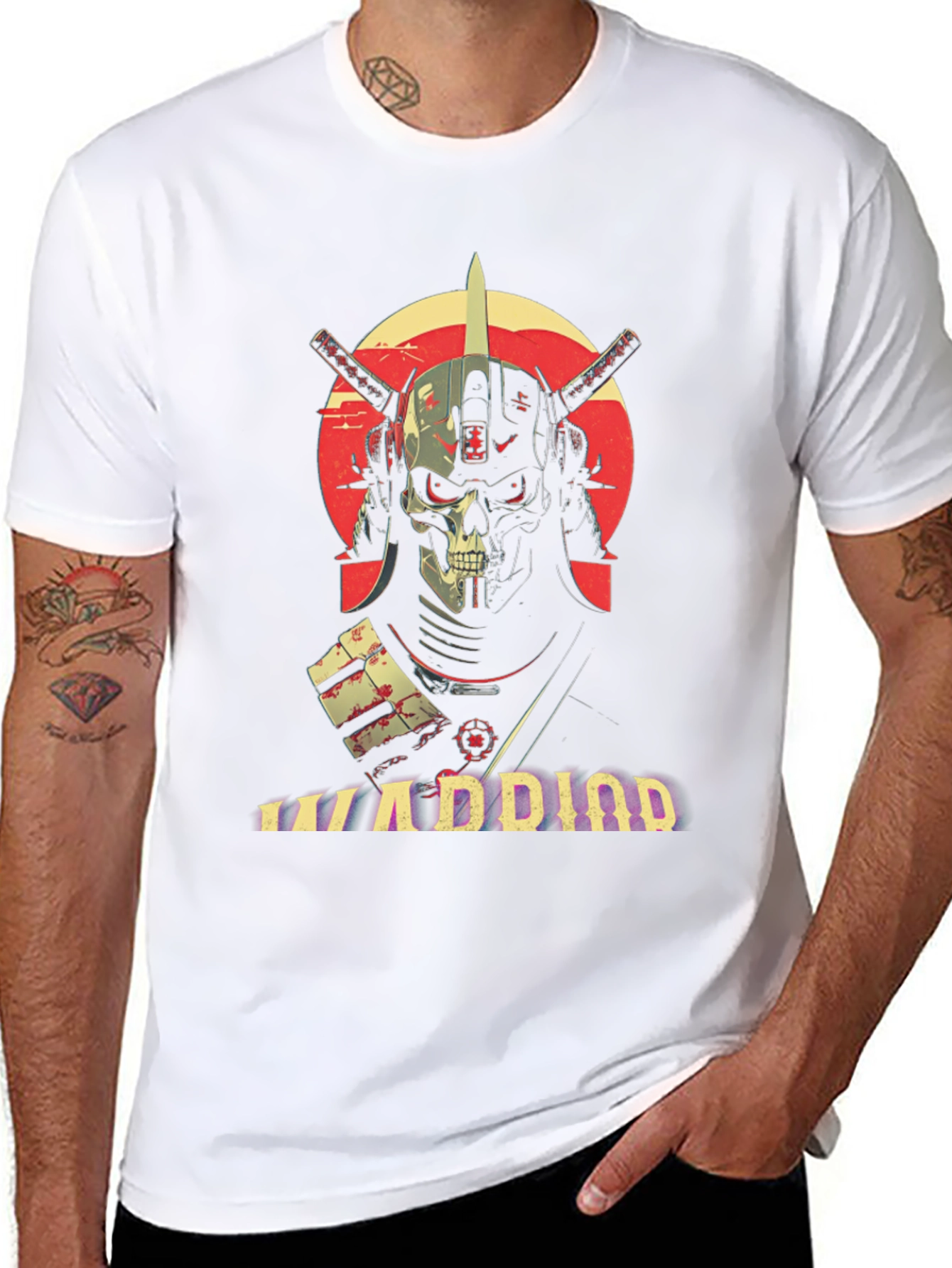 Samurai Warrior Graphic T-Shirt