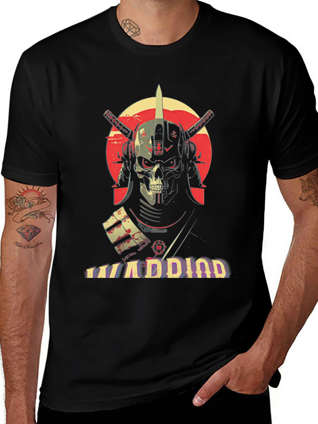 Samurai Warrior Graphic T-Shirt