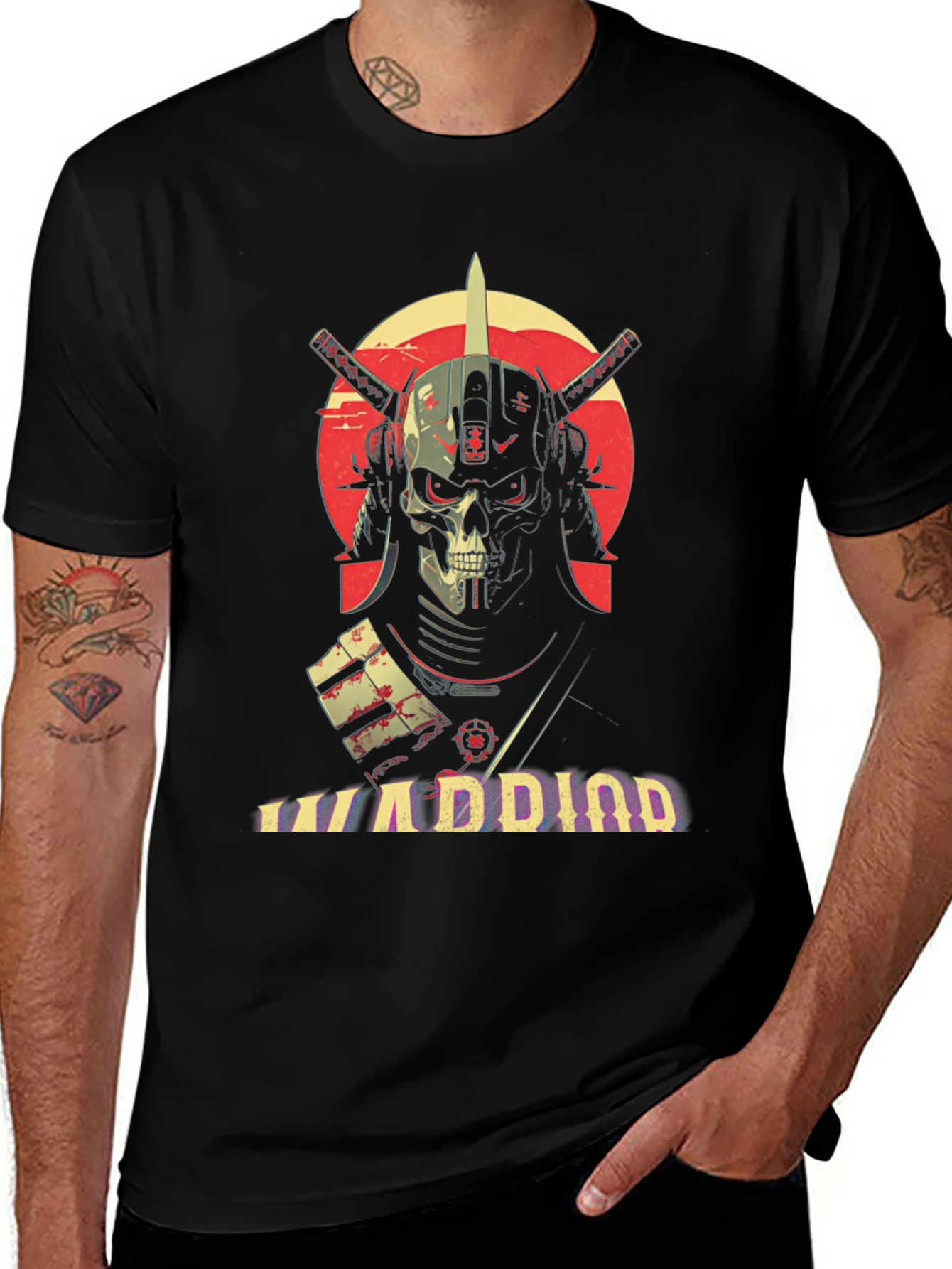 Samurai Warrior Graphic T-Shirt