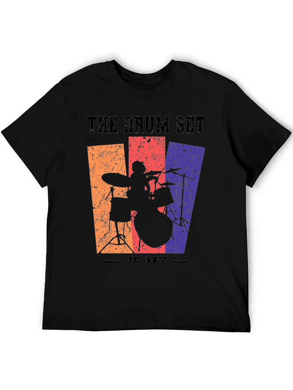 The Drum Set is My Life Graphic T-Shirt