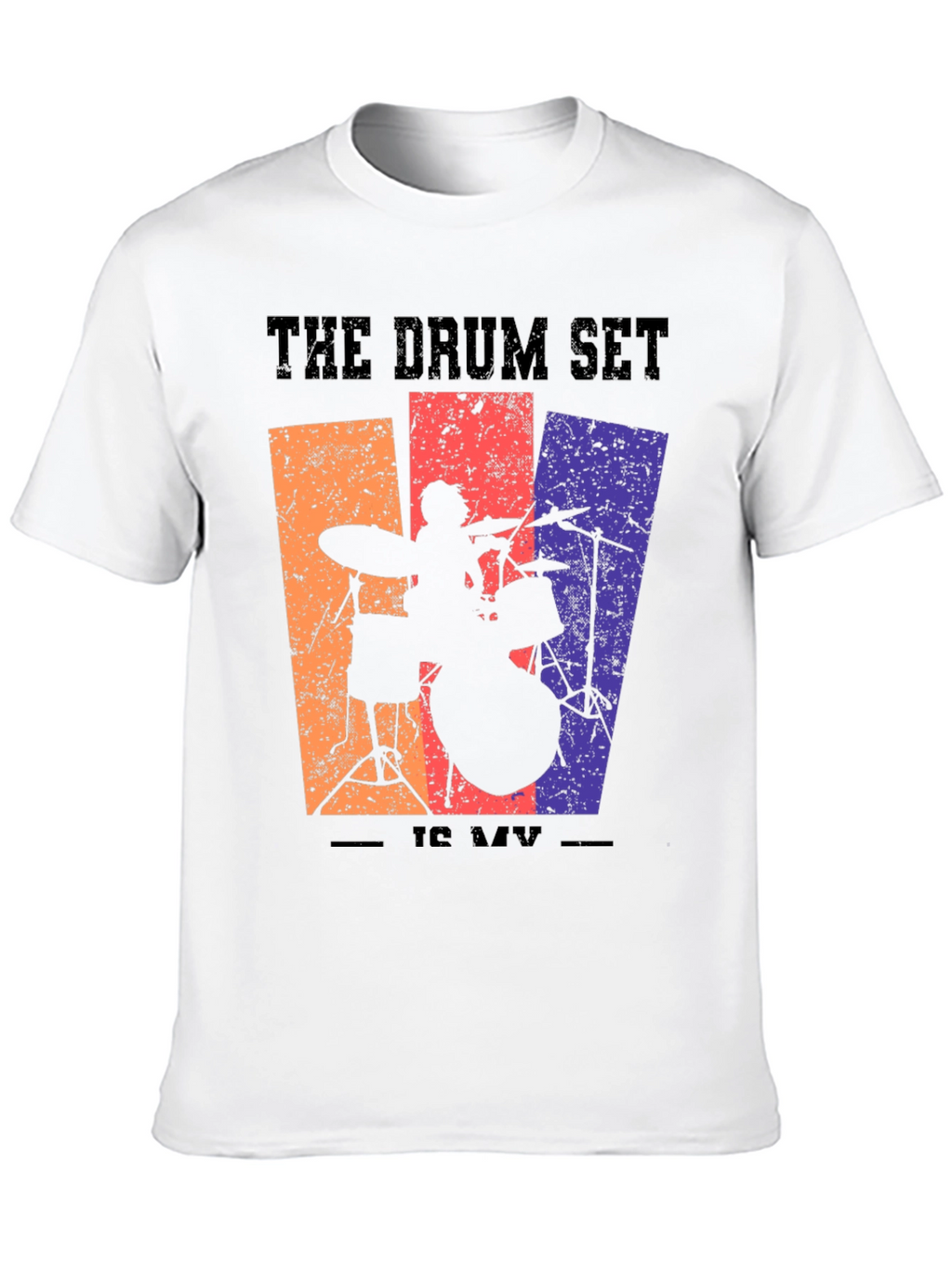 The Drum Set is My Life Graphic T-Shirt