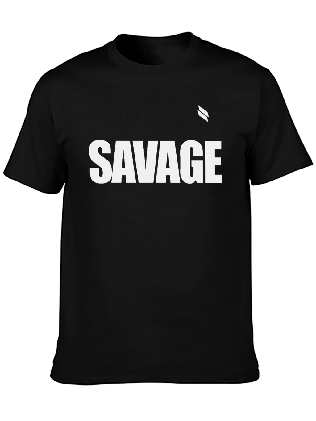 Savage Graphic Print Mens Black T-Shirt