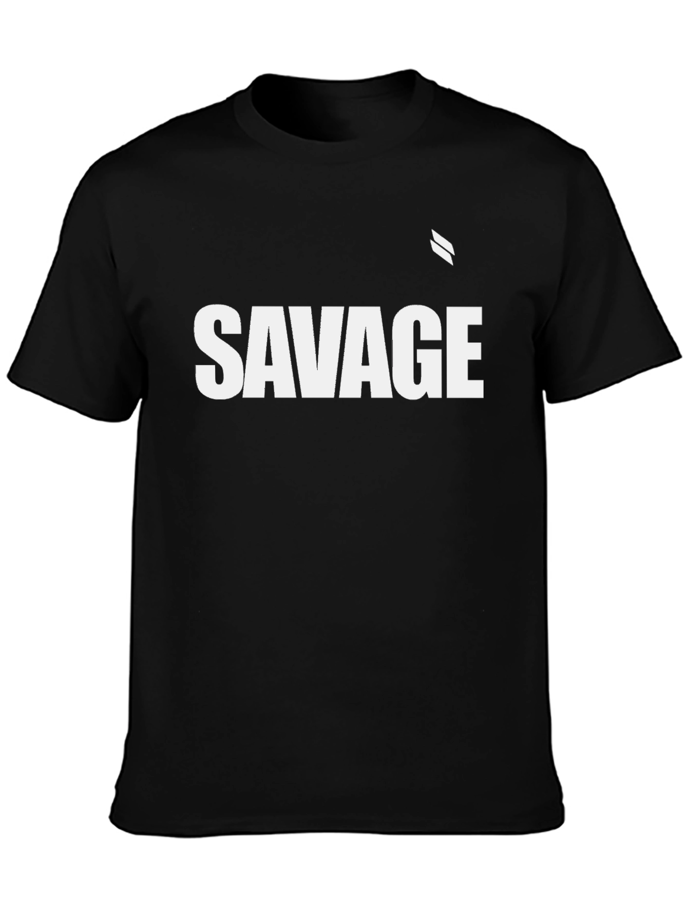Savage Graphic Print Mens Black T-Shirt