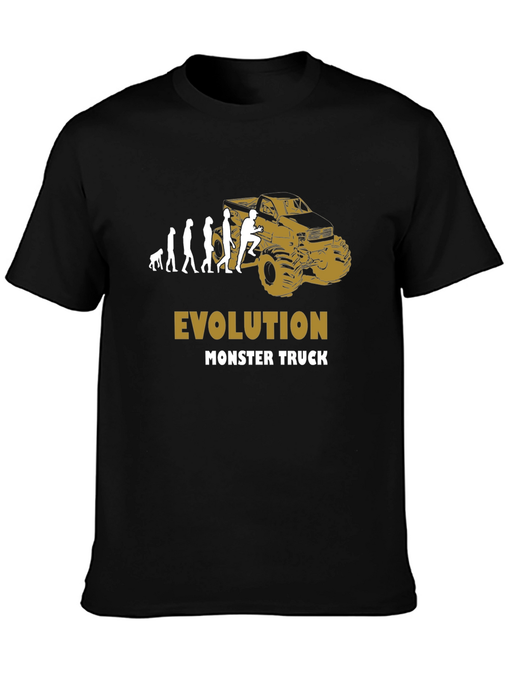Evolution Monster Truck Black Graphic Tee