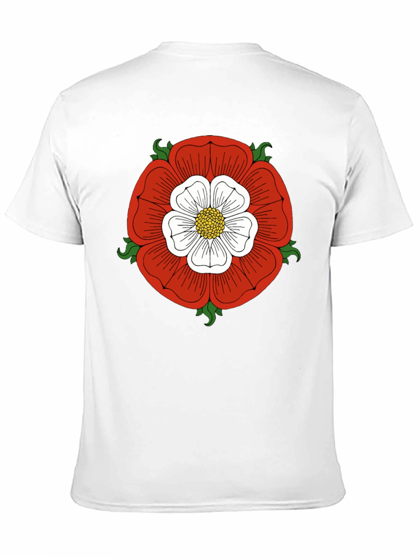 English Rose Graphic Tee - Classic Design