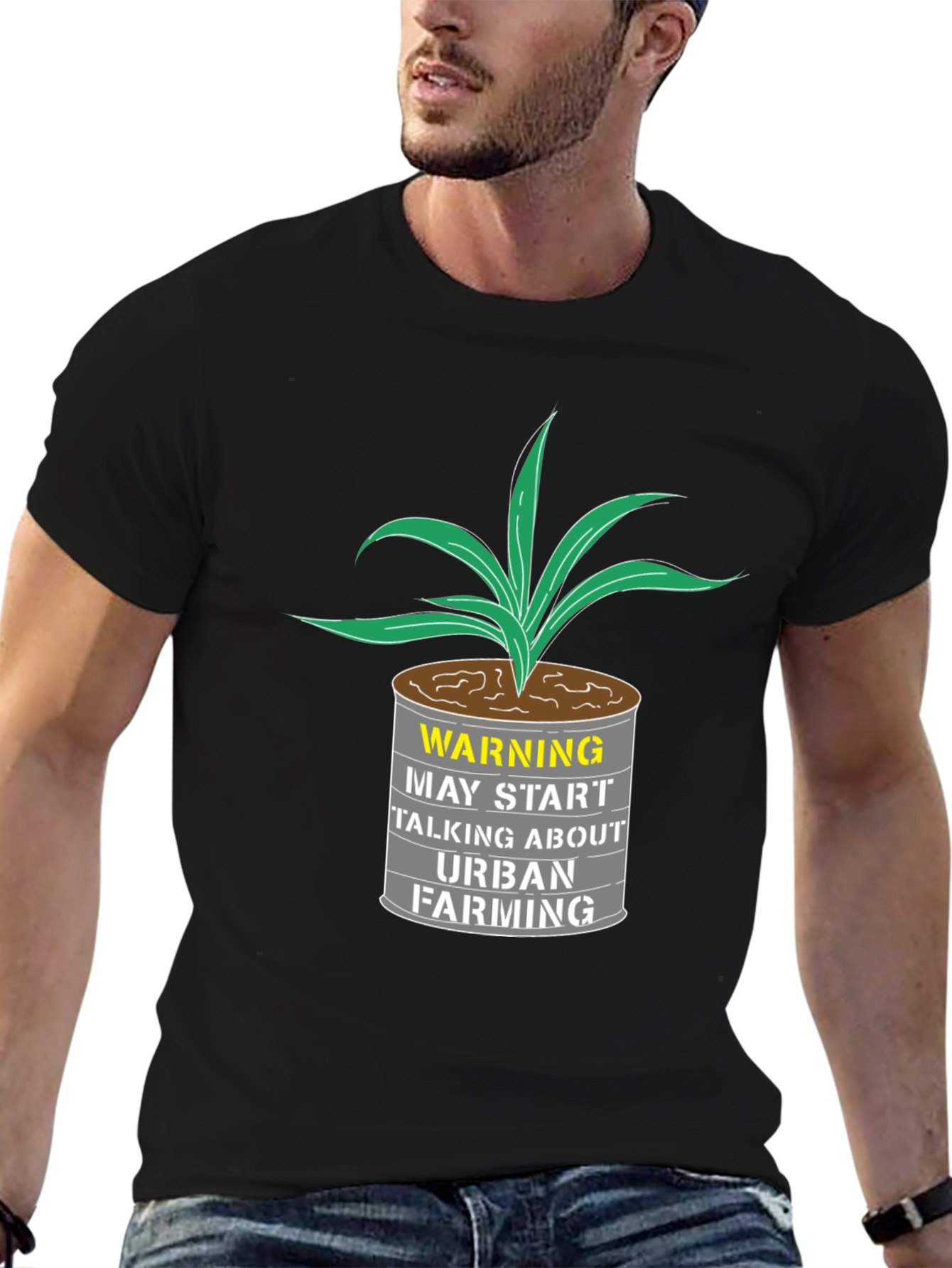 Urban Farming T-Shirt - Warning Graphic Tee