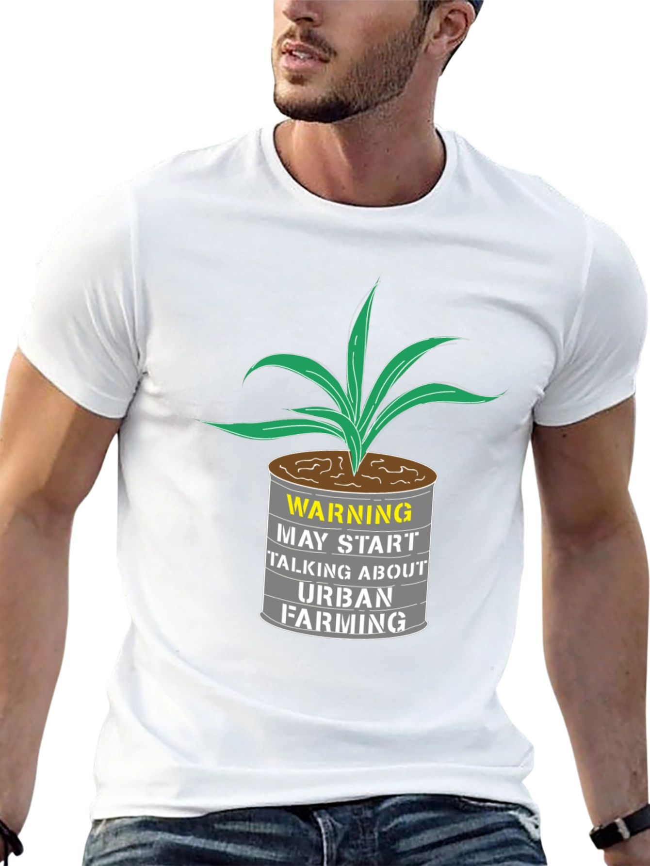 Urban Farming T-Shirt - Warning Graphic Tee