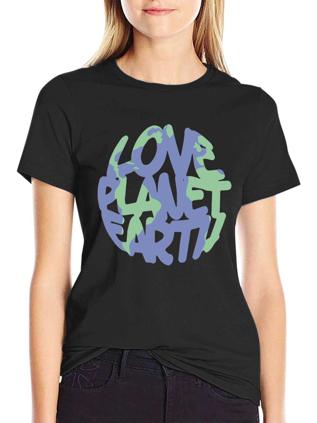Love Planet Earth Graphic Tee - Eco-Friendly Style