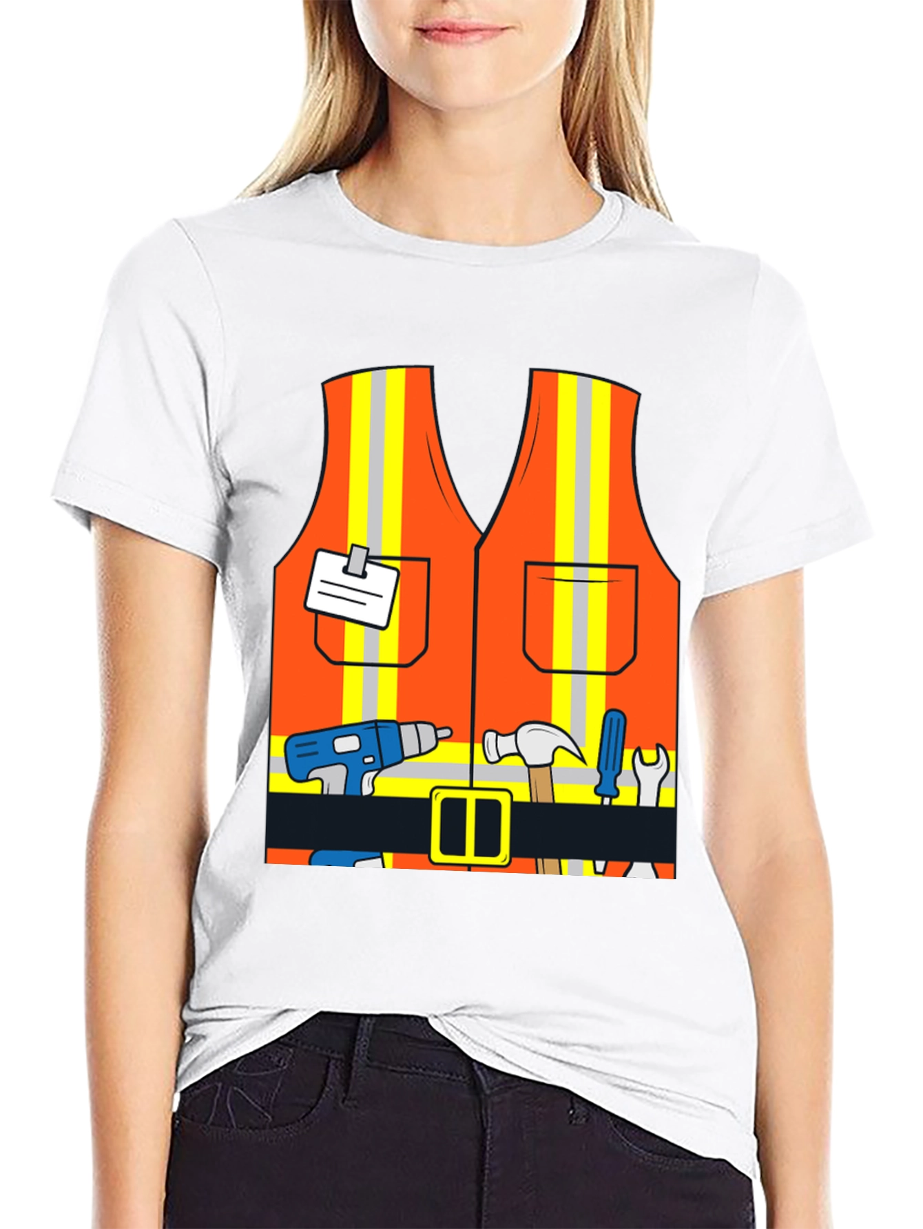 Construction Worker Costume T-Shirt