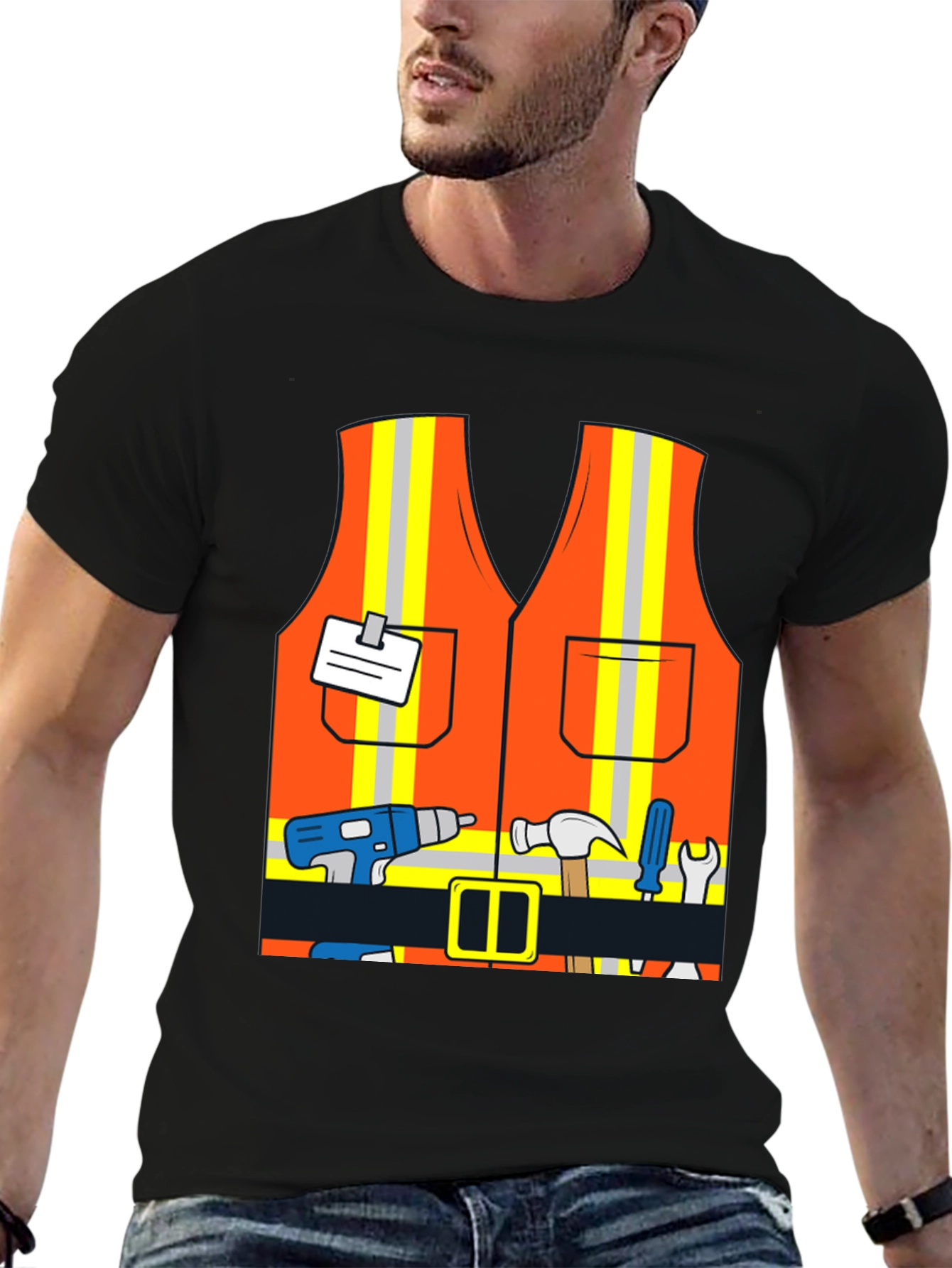 Construction Worker Costume T-Shirt