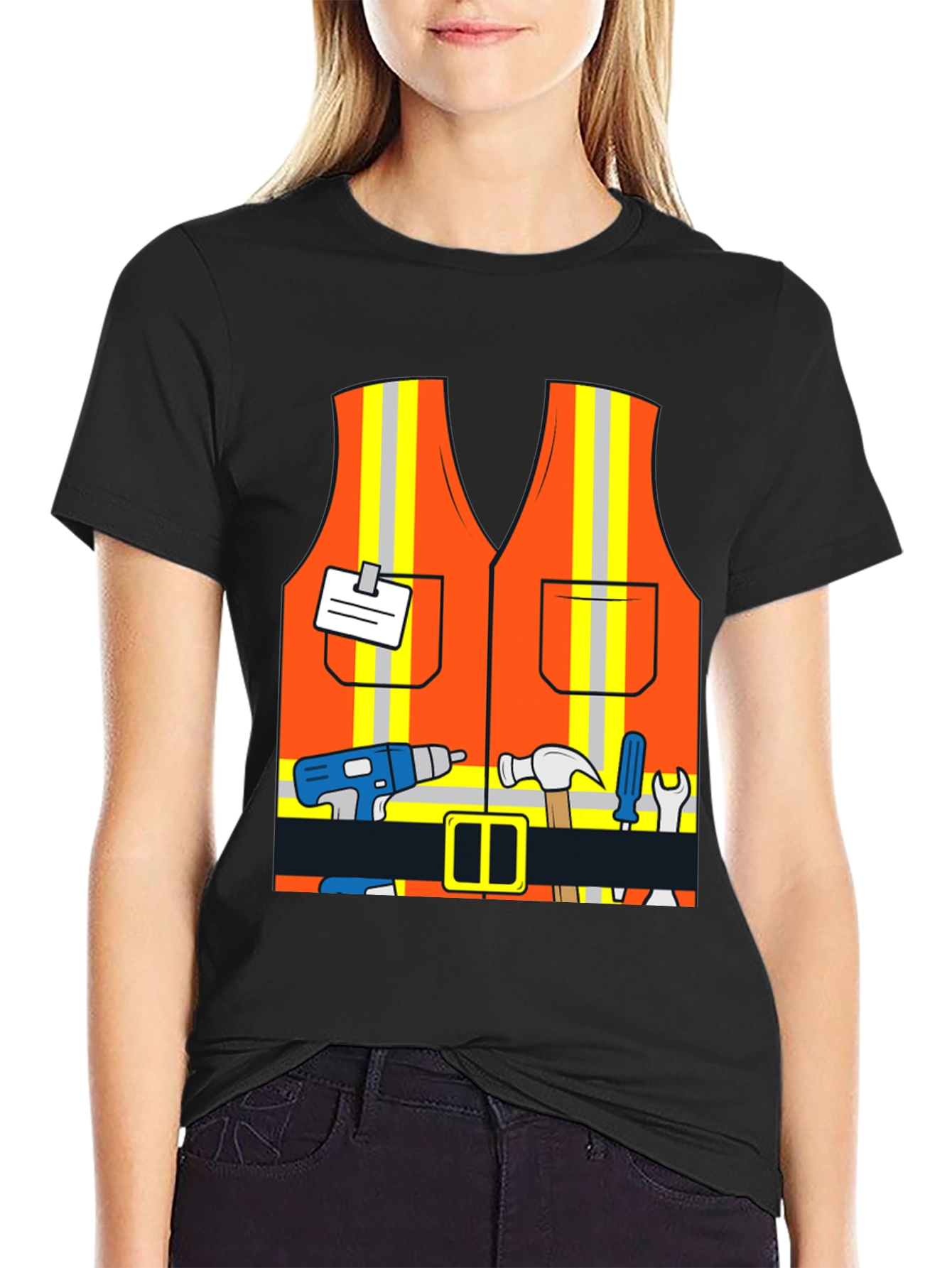 Construction Worker Costume T-Shirt