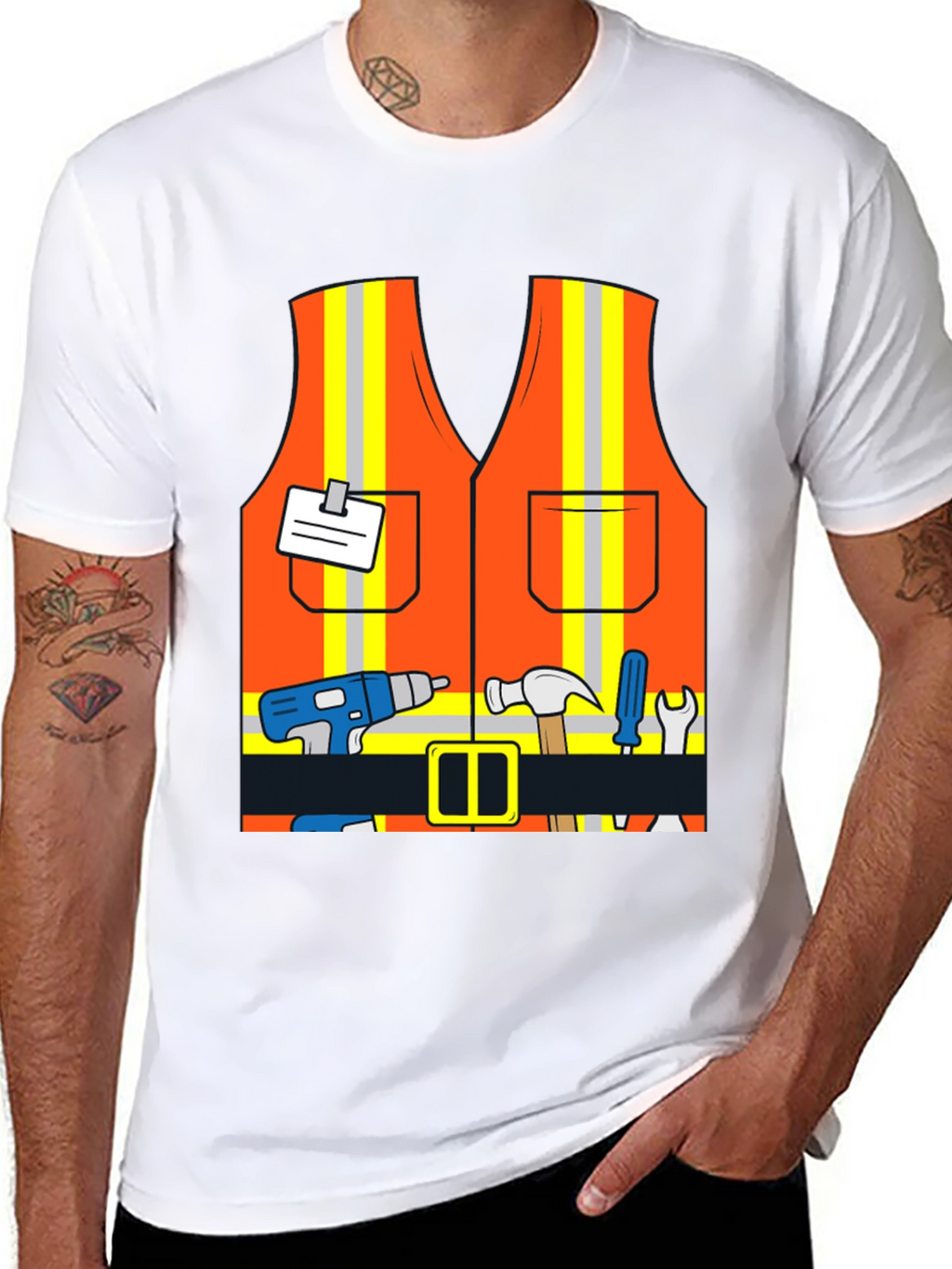 Construction Worker Costume T-Shirt