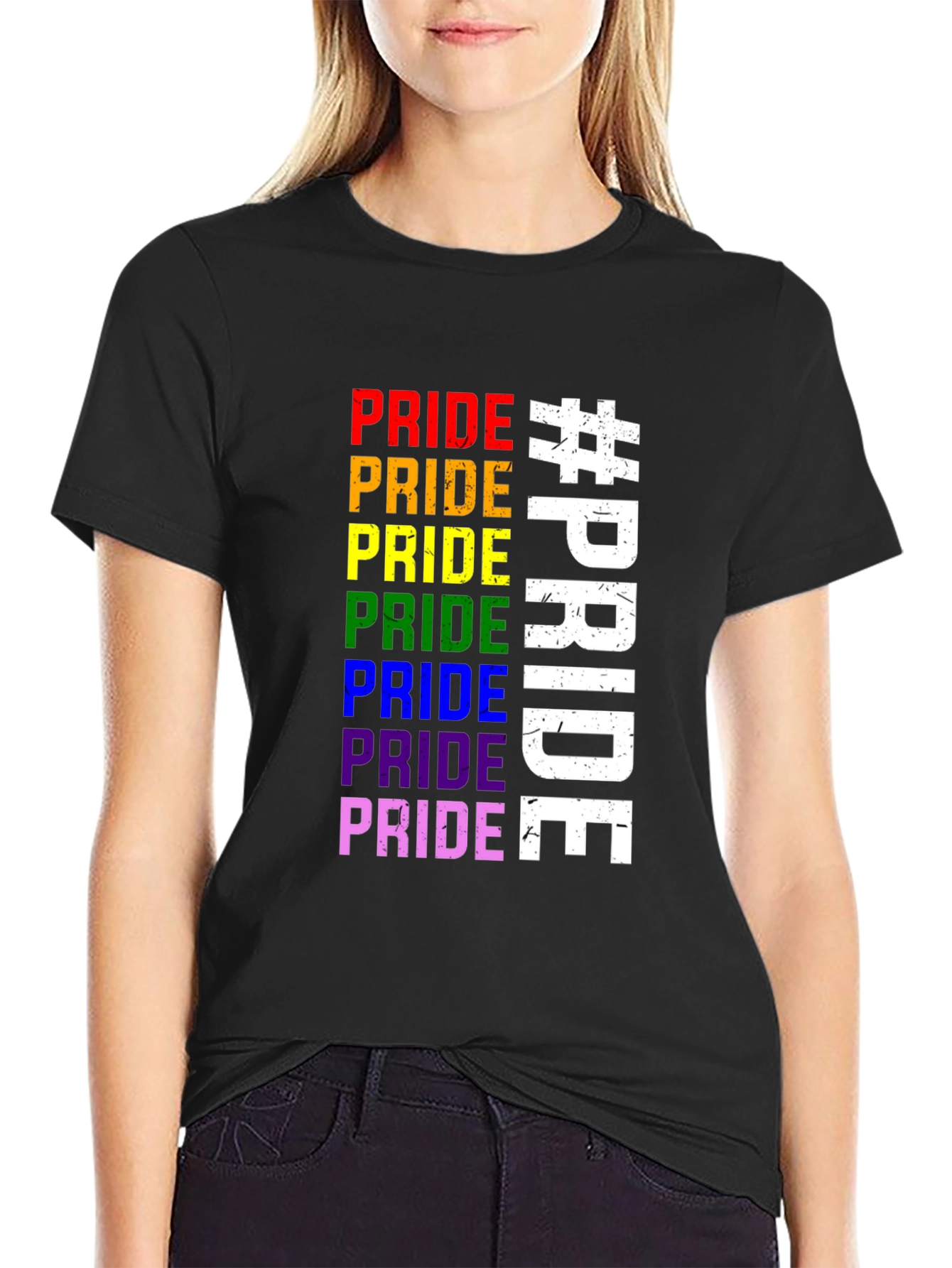 Pride Rainbow Graphic T-Shirt